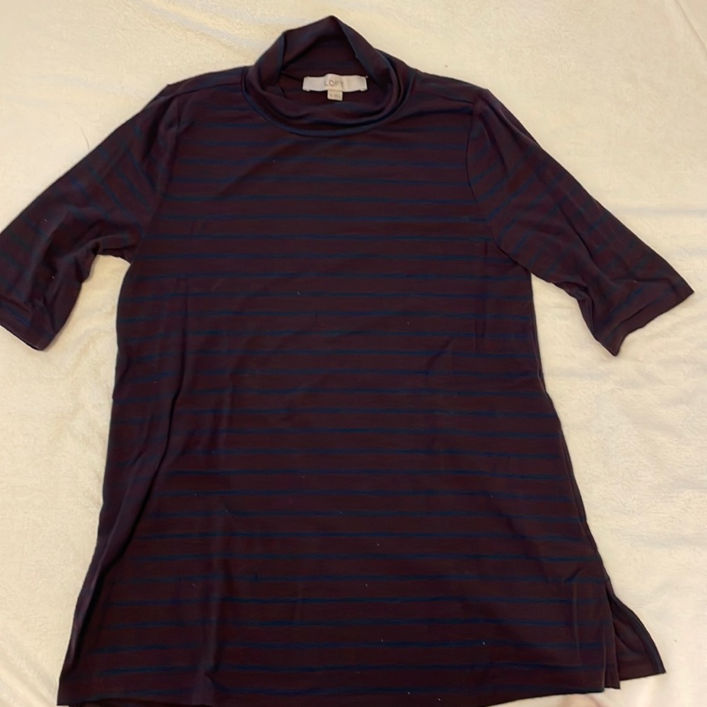 LOFT Mock Neck Tee